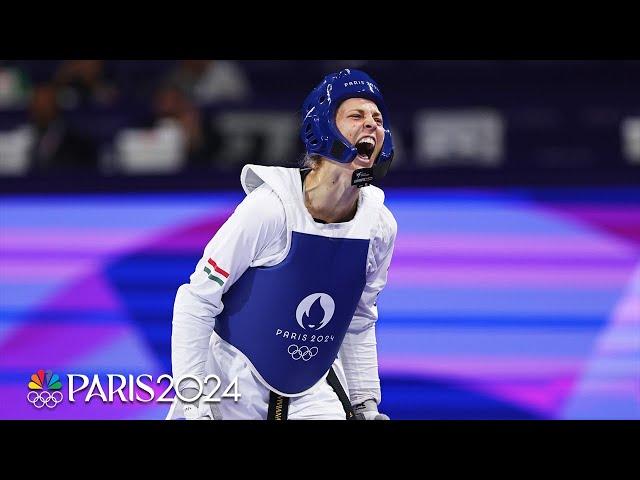 Viviana Marton wins gold, Hungary's first medal in taekwondo | Paris Olympics | NBC Sports