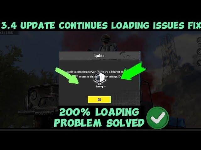 BGMI 3.4 update loading problem solution | loading problem in bgmi/pubg | bgmi lag fix