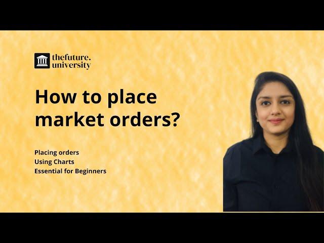 How to use Zerodha Platform | Placing orders | Using Charts | Jasmin Malhotra