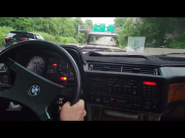 TEST DRIVE 1985 TURBO MOTOR BMW 745i E23 #bmw #745i #turbomotor #part1