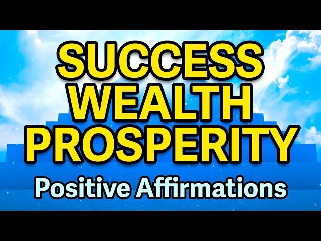 Positive Affirmations for Success Wealth and Prosperity | Daily Affirmations for Positive Thinking