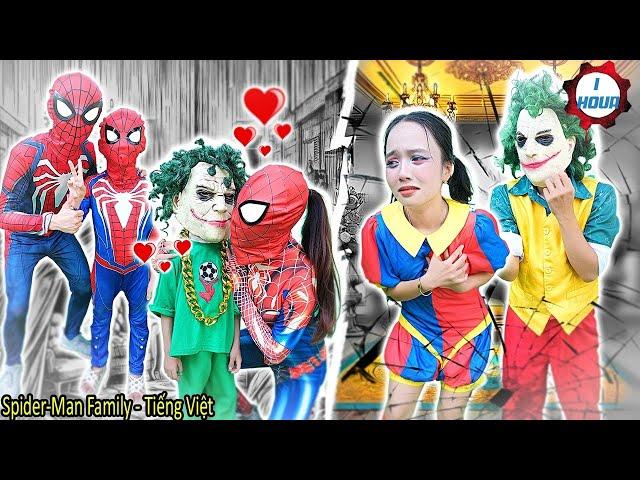 Siêu Nhân Nhện Nhà Nghèo và JOKER Nhà Giàu - JOKER Nhí Được Nhận Nuôi- Tổng Hợp Video Hay Nhất