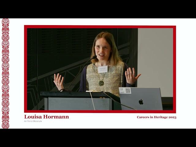 Louisa Hormann, Archives Technician, Air Force Museum of New Zealand