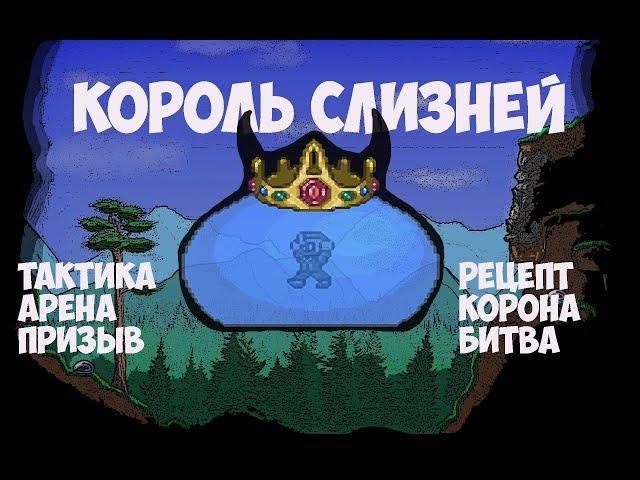Terraria. King of slugs (tactics, call, arena, battle)