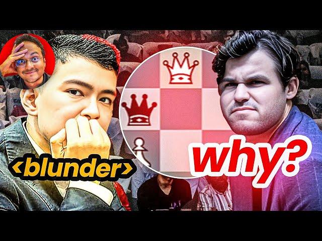 Ouch! That hurts! Nodirbek Abdusattorov vs Magnus Carlsen | Tata Steel Chess Rapid 2024