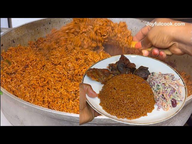 How To Make Jollof Rice. | Tips For Smokey Nigerian Party Jollof Rice.