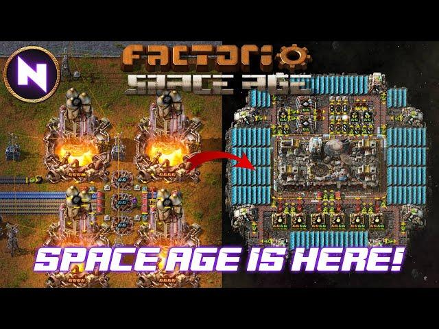 Factorio SPACE AGE Is Finally Here! ️ Lets Go To Space 🪐