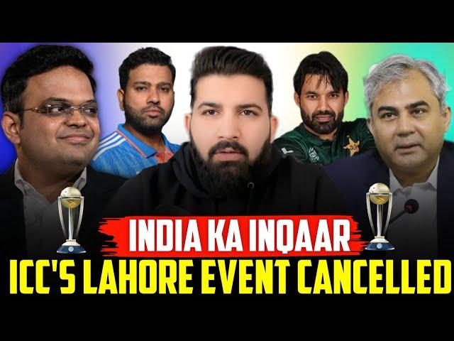 ICC cancels November 11 Champions Trophy event in Lahore after reportedly INDIA refuse to come PAK