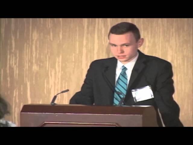 YSF 2nd Annual Gala - Young Scientist Daniel McQuaid