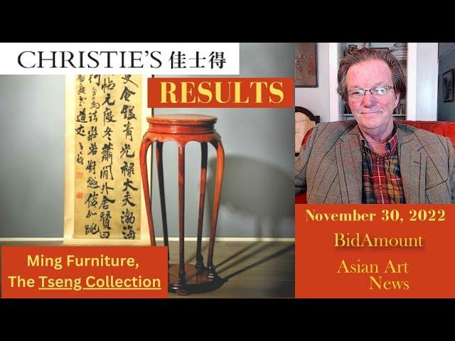 Christie's Results, The Tseng Collection of Antique Ming Furniture