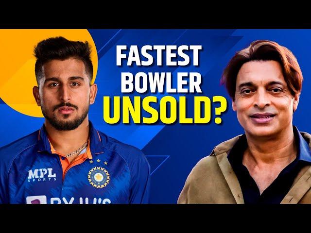 Fastest Bowler Unsold in IPL Auction Shoaib Akhtar on Umran Malik