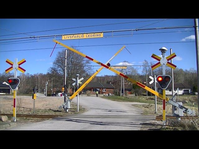 Spoorwegovergang Sparsör (S) // Railroad crossing // Järnvägsövergång