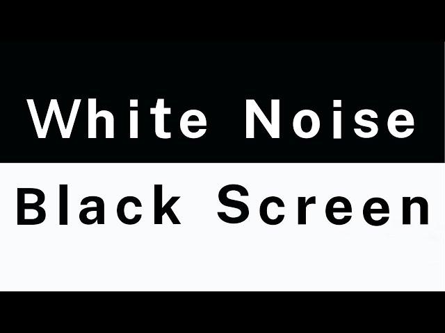 Smooth White Noise Black Screen - Sleep, Study, Focus - 24 Hours No Ads - Relaxing Sleep Sounds