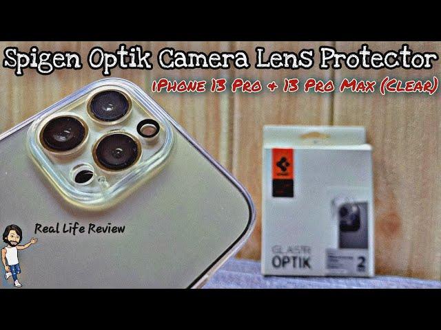 Spigen Optik Camera Lens Protector for iPhone 13 Pro & 13 Pro Max (Clear)