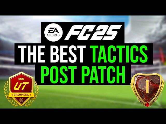 This Formation = EASY Post Patch Wins  FC25 Best Custom Tactics