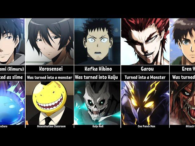 Anime Characters Who Turned into Monsters