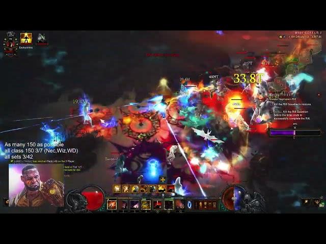 Diablo 3 Season 32 Natalya Demon Hunter 150 rank 1 NA