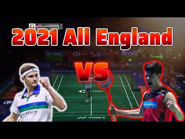 [4K50FPS] - MS - Lee Zii Jia vs Viktor Axelsen - 2021 All England Open Final - Highlights