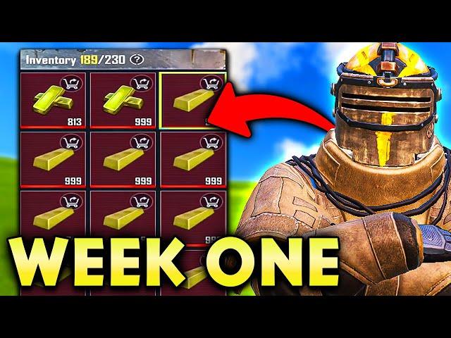 Metro Royale Inventory Reveal - Chapter 22 week 1