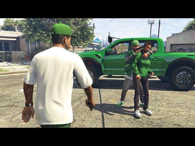 LAMAR SAVES FRANKLIN AUNTIE DENISE IN GTA 5!!! (GTA 5 Mods)