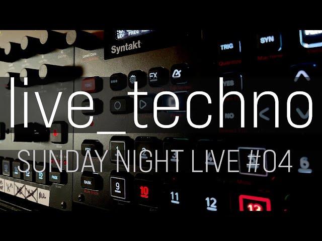 live_techno #04 | Improvised Hardware Jam (no talking)