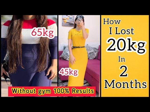 My Weight Loss Journey ~ from 65kg to 45kg with Intermittent Fasting | Weight Loss Diet plan