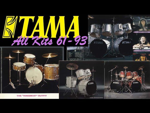 Tama Drums History by year - All Kits part 1