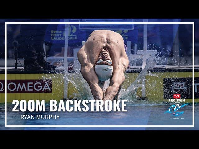 Ryan Murphy With a Dominant Performance in 200M Backstroke | TYR Pro Swim Series Fort Lauderdale