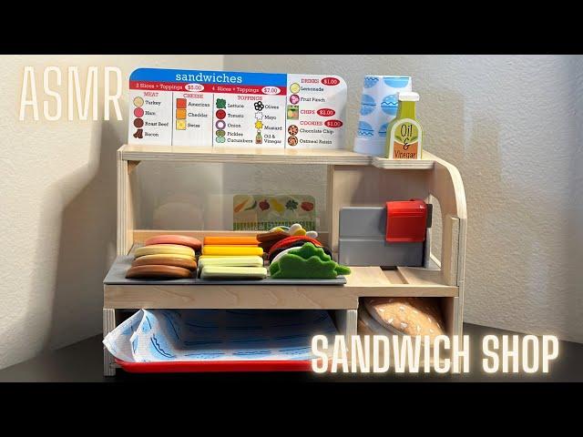 ASMR | Sandwich Shop, Whispering (Melissa and Doug Toy set)