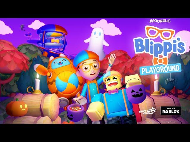 Blippi's Playground Sneak Peek! Brand New Roblox Game for Halloween!