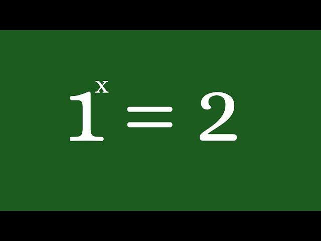 Solving This IMPOSSIBLE Equation | School Never Taught This