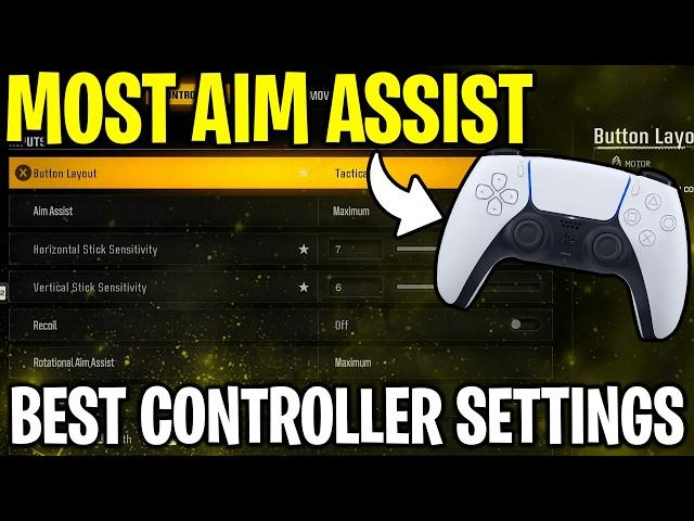 BEST Controller Settings for Black Ops 6! (Most Aim Assist in BO6)