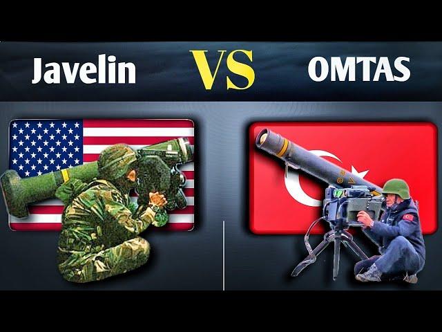 Turkish OMTAS VS American FGM-148 Javelin Anti-Tank Missile