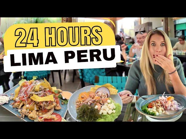 Exploring Lima Peru in 24 Hours | Travel and Food 2023| Eat the popular dishes including Ceviche