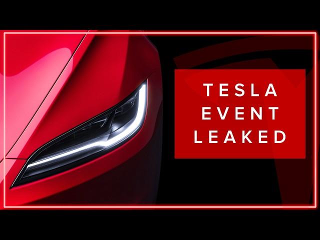 Launch Event For NEW Tesla Leaked AGAIN | NEW Photos From The Inside