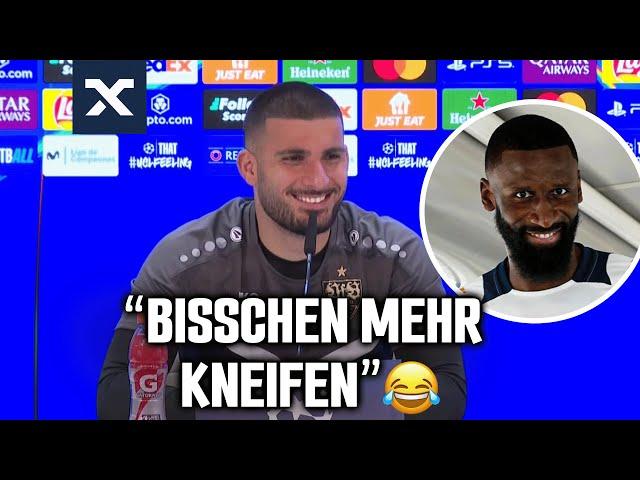 Undav lacht vor Duell gegen Rüdiger: "Viel Trashtalk" | VFB Stuttgart | Champions League