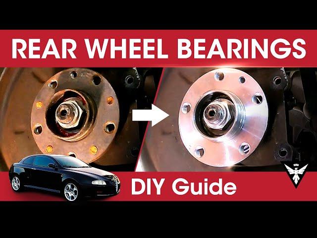 Rear Wheel Bearing Replacement DIY Alfa Romeo GT JTS