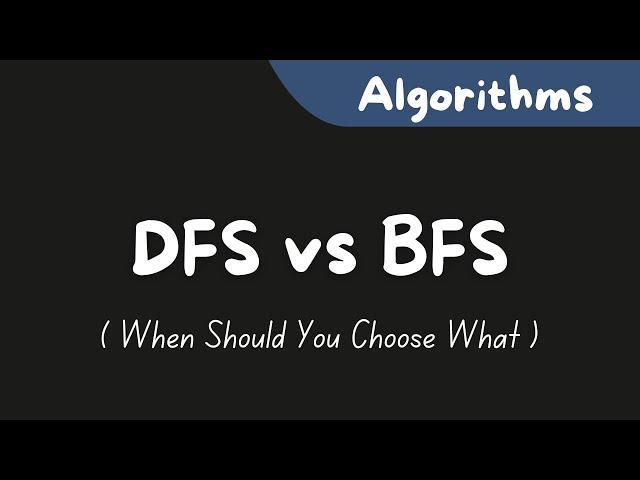 DFS VS BFS