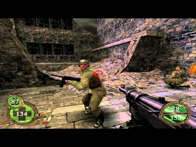 Return To Castle Wolfenstein Walkthrough Operation Resurrection - Part 23 ( Bombed Factory ) PS2