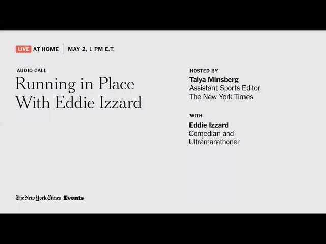 Comedian and Marathoner Eddie Izzard Talks Training, Recovery, and Humanity | Running In Place