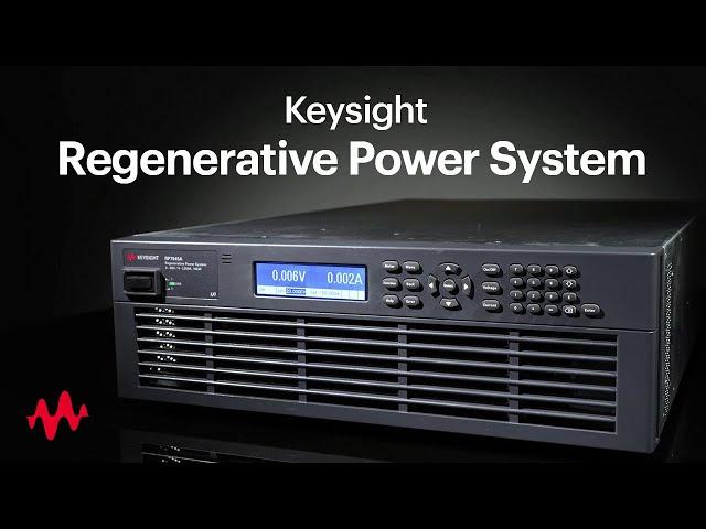 Unleash #Battery Testing with Keysight's Regenerative Power System: RP7900 Series