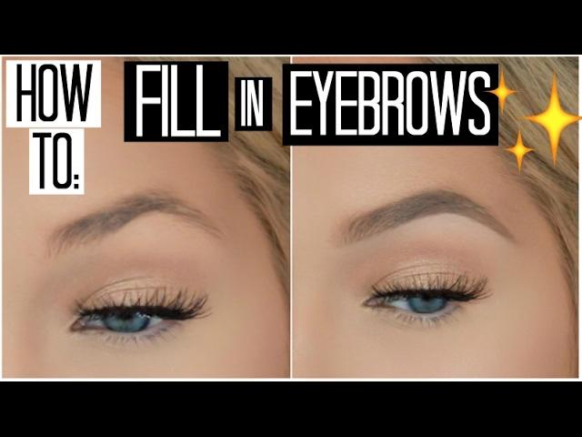 How to Fill in Your Eyebrows for Beginners | How to Shape your Eyebrows with Makeup