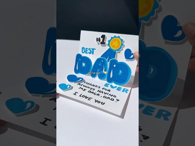 easy gift for Dad #giftidea #diy #cardcreations #art #craft #papercraft #popupcard #fathersday