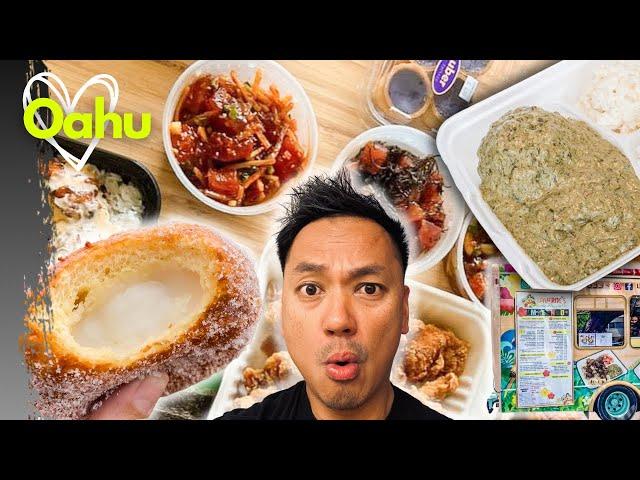 BEST of Oahu’s MUST Eat Street Food Tour!! (Hawaii EATS)