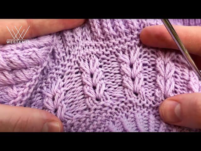 Fir Rib Dip Stitch - Knitting Tutorial