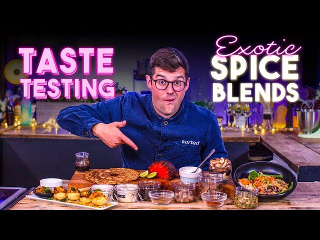 Taste Testing ‘Exotic’ Spice Blends and Recipes for using them Ep.2 | Sorted Food