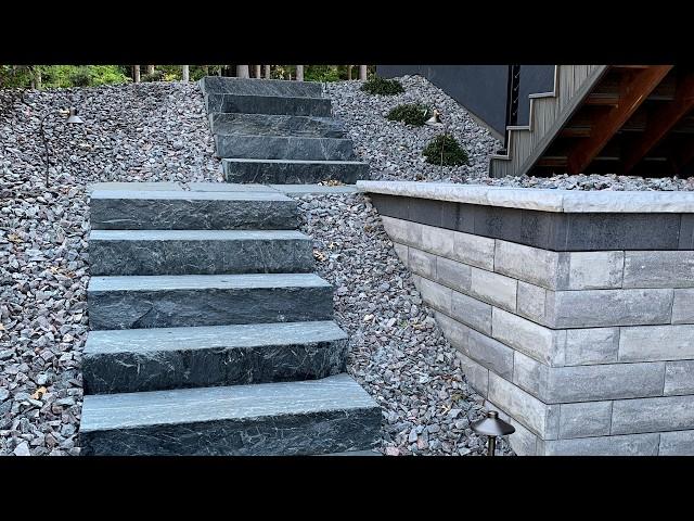 Why Contractors Love These High-End Natural Stone Boulders, Flagstone, & Steps