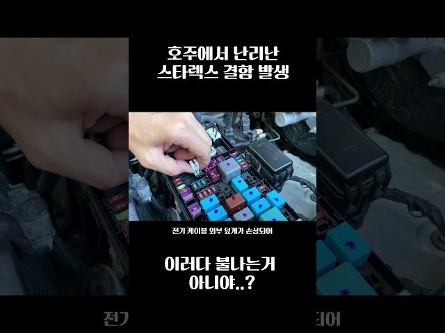 호주에서 화재 결함 터진 스타렉스!!! #현대 #스타렉스 #HECU #현대차호주 #현대자동차 #현대차 #대전bmw정비전문점 #대전벤츠정비전문점 #대전카센터