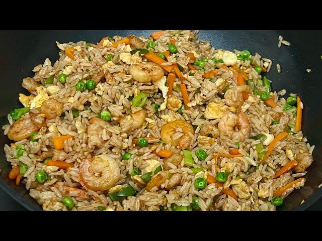 How to make SHRIMP fried rice| Shrimp Fried Rice Recipe