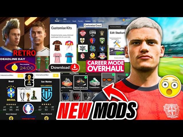 I Downloaded EVERY *NEW* FC25 MOD and it FIXED Career Mode!